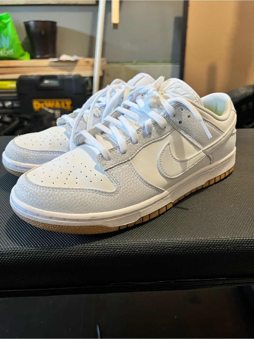Nike Dunk Low White with Gum Sole